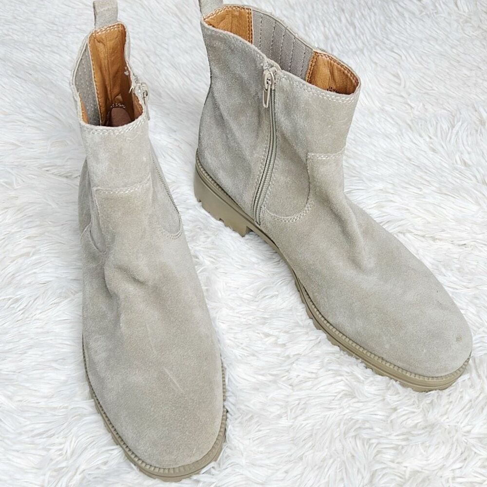 Lucky Brand Hazyl Lug Sole Leather Bootie Size 10 New